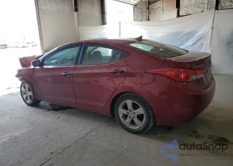 2013 Hyundai Elantra Gls из США, поврежденный, VIN KMHDH4AE2DU494710